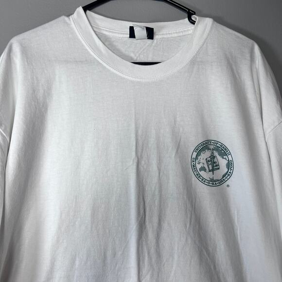 KULANUI Hawaii T-Shirt Men’s XXL White University of Hawaii Seal Graphic Tee - Picture 3 of 10